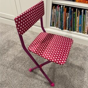 Polka Dot Kids Folding Chair made in Russia